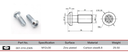 Tornillo autorroscable S12X30
