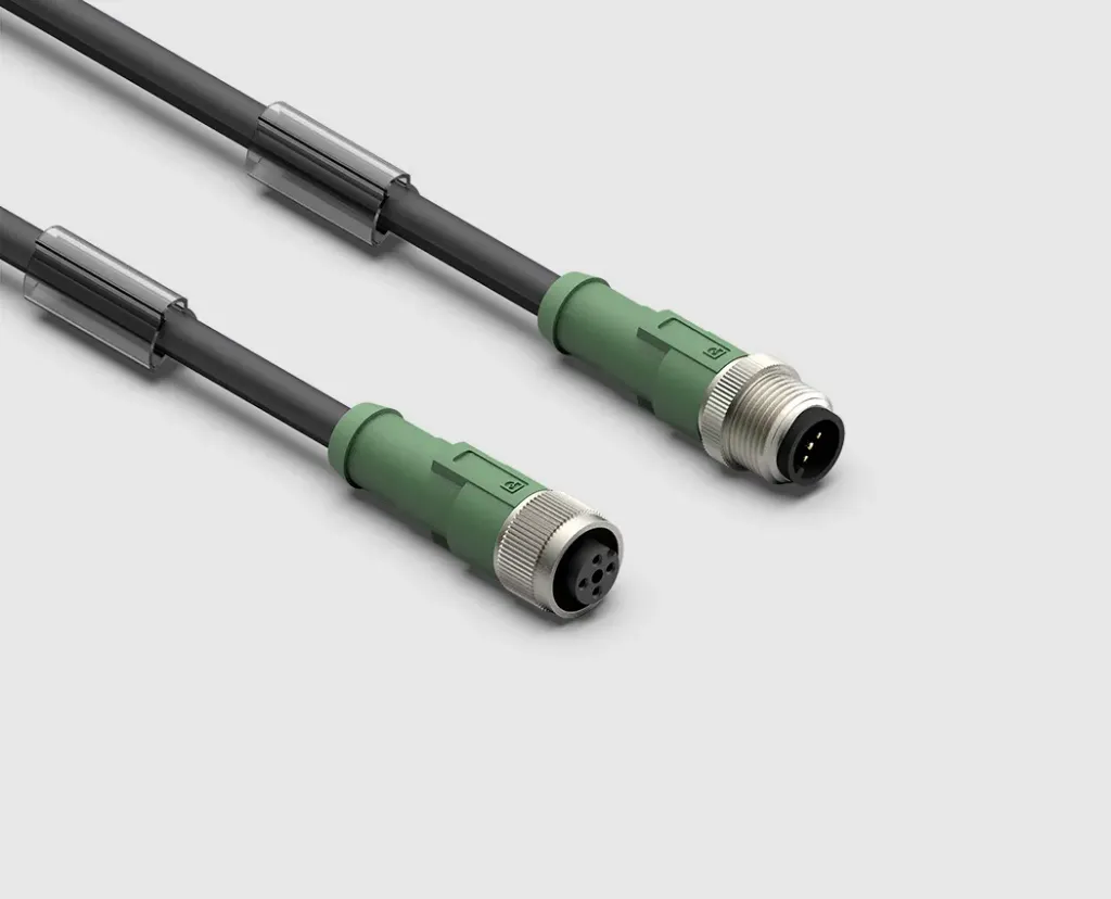 Connection Cable, M12-5F - M12-5M, 10 m INDIGOCABLE10M
