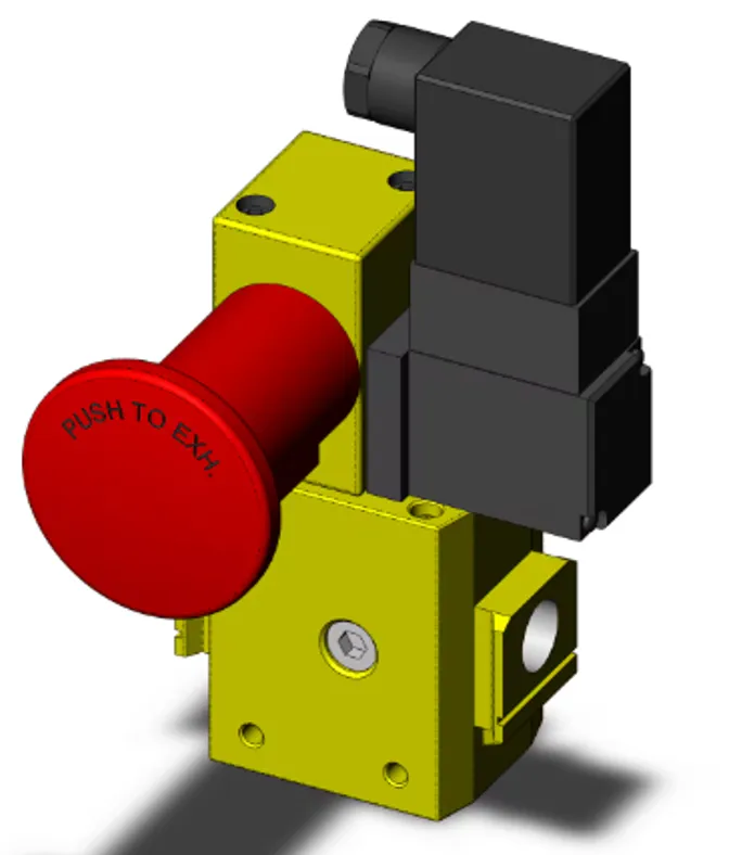 Valvula neumatica SMC de arranque progresivo 1/4" NPT modelo sustituto