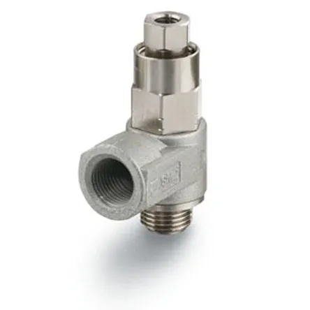 Valvula neumatica SMC anti retorno piloteada R1/8" Conica