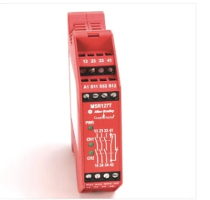 440R-N23132. RELEVADOR DE SEGURIDAD PARA MONITOREO MODELO MINOTAURO MSR127RP 24V AC/DC MARCA ALLEN BRADLEY