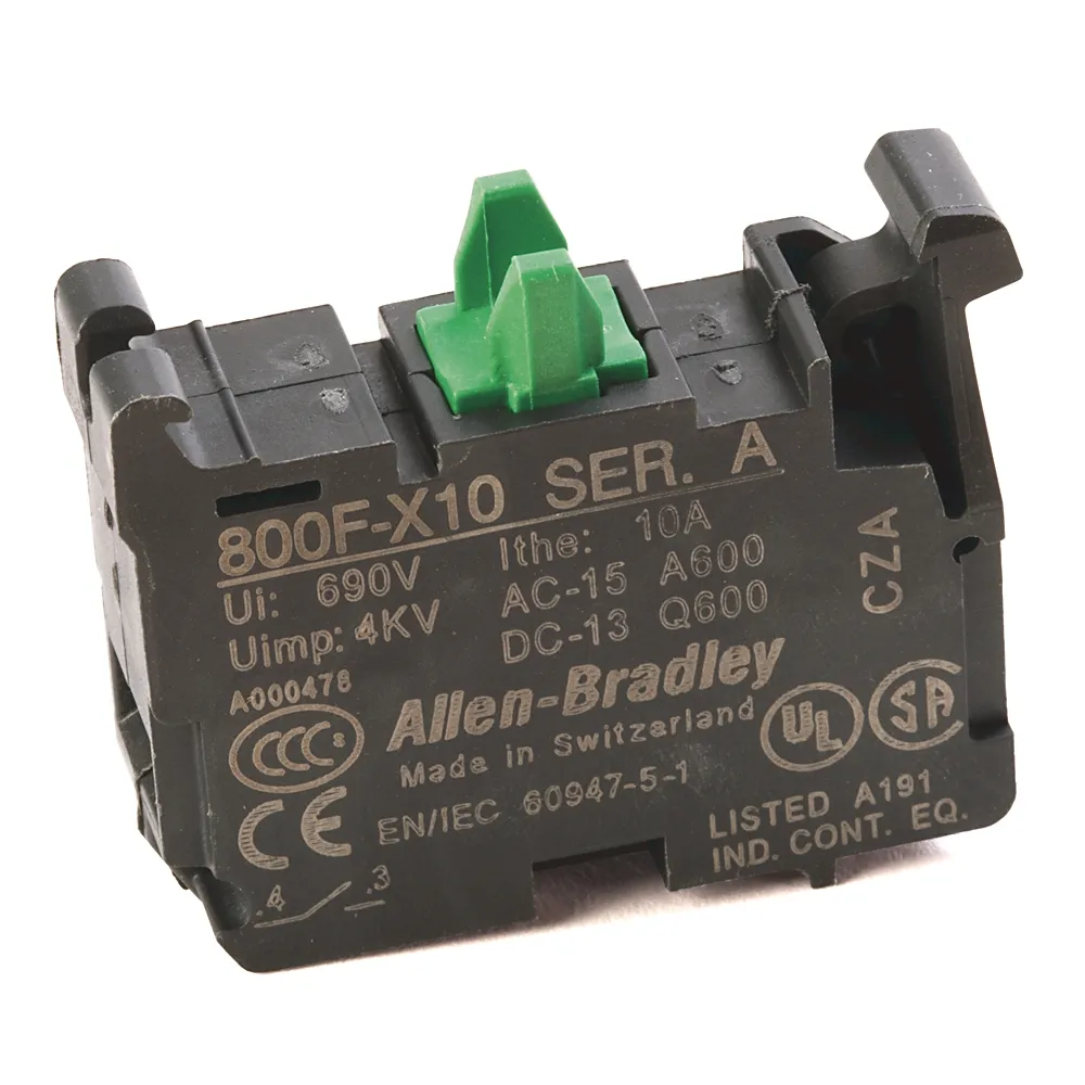 800F-X10. BLOCK DE CONTACTO 1N.O. MCA ALLEN BRADLEY