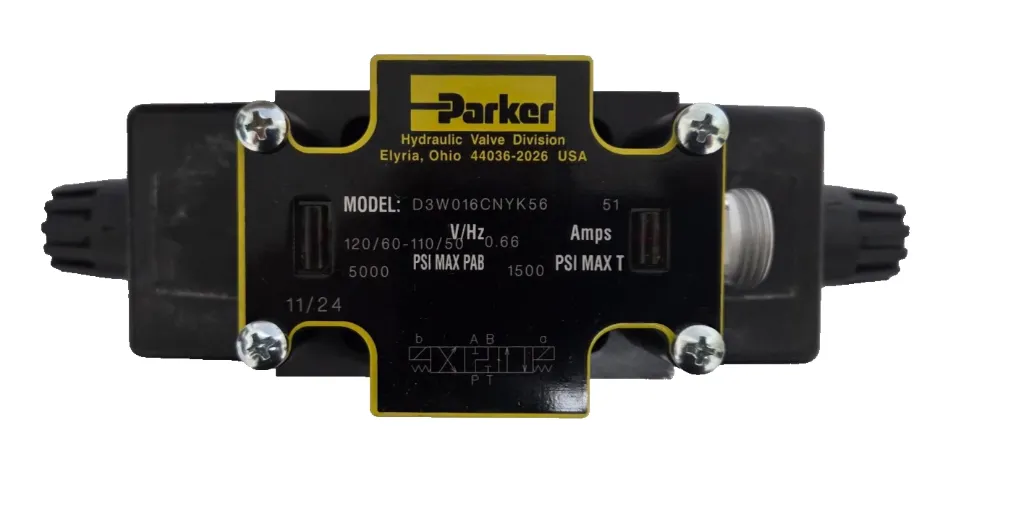 Valvula direccional de reemplazo marca LYZKY (D3W8CNYK5 ORIGINAL PARKER)