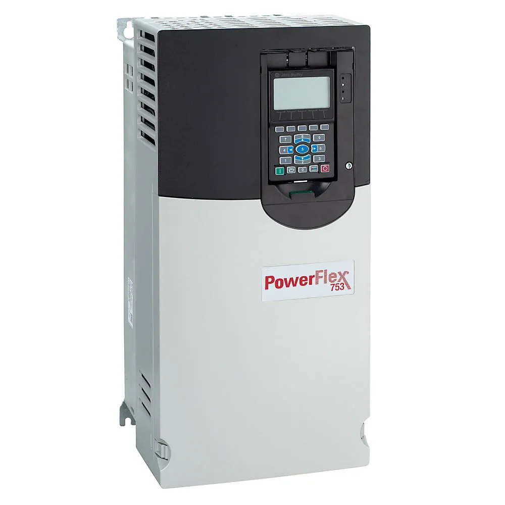 VARIADOR DE VELOCIDAD SIN HIM-CON FILTRO CE-CON TRANSISTOR DE FRENO MARCA: ALLEN BRADLEY MODELO: POWERFLEX 753 AC DRIVE 65A, 50HP, 480VCA Número de parte: 20F11ND065JA0NNNNN SKU PDI174374