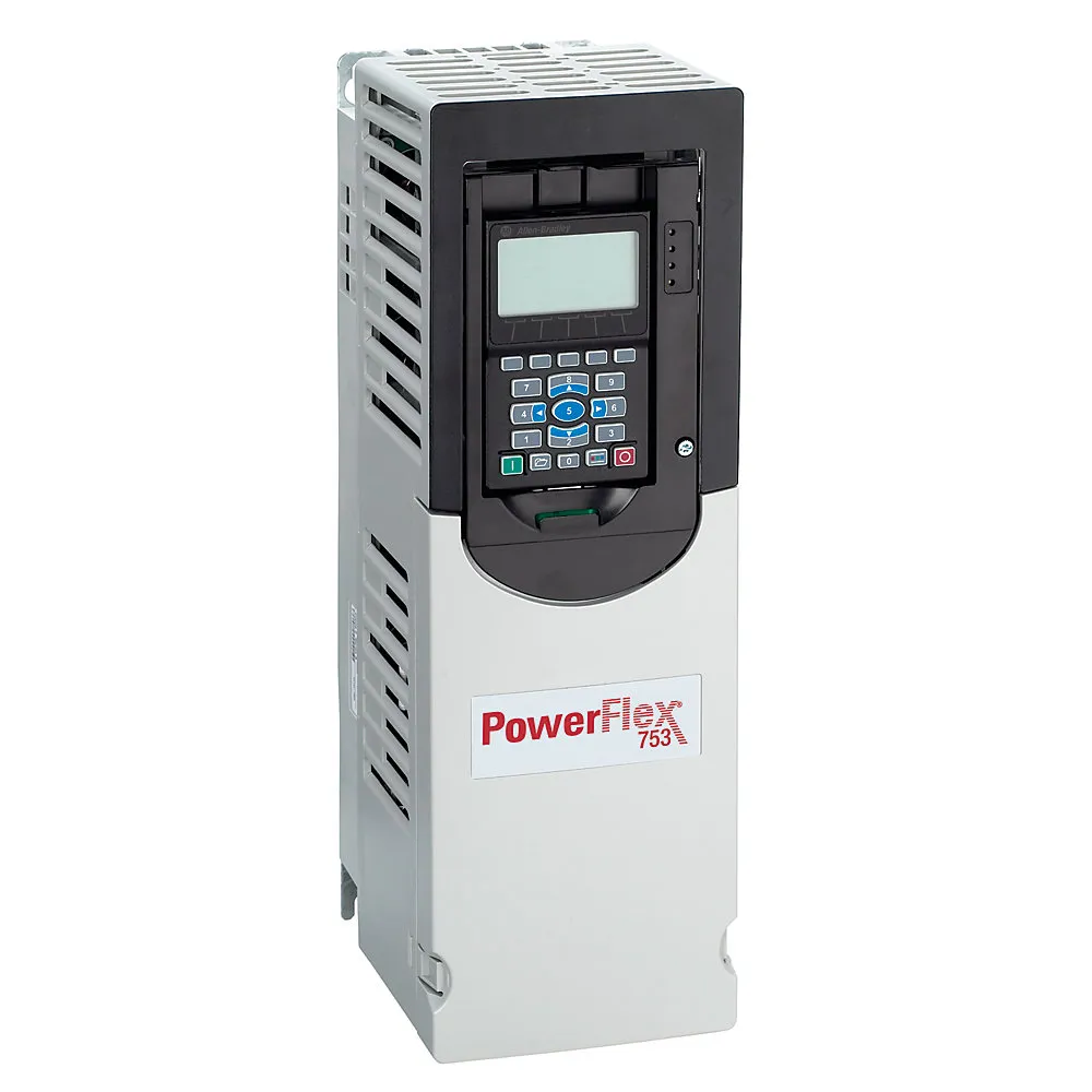 VARIADOR DE VELOCIDAD SIN HIM-CON FILTRO CE-CON TRANSISTOR DE FRENO MARCA: ALLEN BRADLEY MODELO: POWERFLEX 753 AC DRIVE 14A, 10HP, 480VCA Número de parte: 20F11ND014JA0NNNNN SKU PDI174370