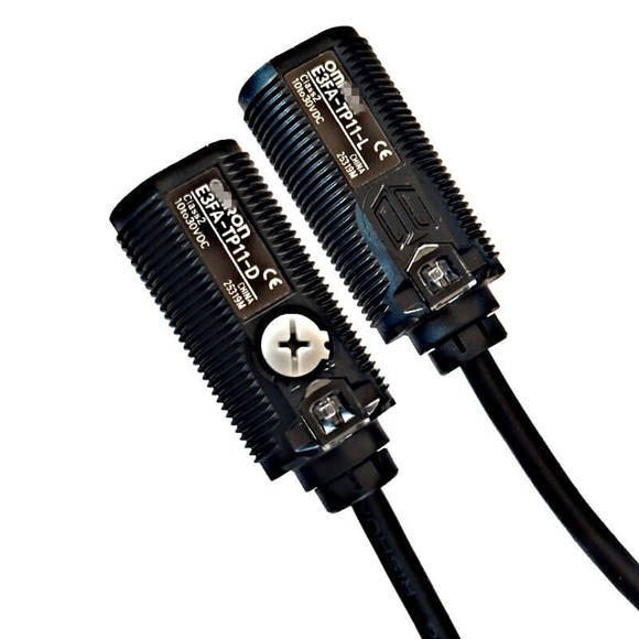 Set Sensor emisor y receptor OMRON E3FA-TP11 24vdc