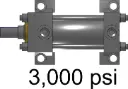 Cilindro hidraulico PARKER 4 stroke 3000 psi 